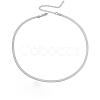 304 Stainless Steel Snake Chain Necklaces for Women WG80FEF-24-3