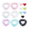 DIY Heart Acylic & Resin Rhinestones Beads Jewelry Making Kits DIY-PH0023-76-7