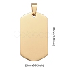 304 Stainless Steel Big Pendants LS-STAS-I140-19F-G-4