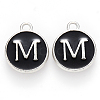 Platinum Plated Alloy Charms X-ENAM-S118-02M-P-1