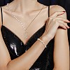 Plastic Imitation Pearl Beaded Chain JX303A-7