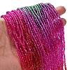 Transparent Painted Glass Beads Strands DGLA-A034-T2mm-A24-2