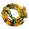 Dyed Natural Agate Beads Strands G-T141-15B-01-3