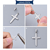 Tarnish Resistant 201 Stainless Steel Snap on Bails for Pendant Making X-STAS-K146-067-3x7mm-5