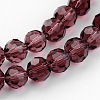 Transparent Glass Bead Strands X-GLAA-G013-6mm-59-3