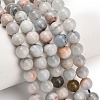 Natural Aquamarine Beads Strands GG-CBA1CAF-A02-8mm-1