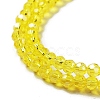 Electroplate Transparent Glass Beads Strands EGLA-A035-T3mm-A03-3