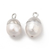 Natural Pearl Pendants PEAR-P004-45P-2