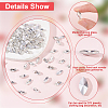 Fingerinspire 100Pcs Pointed Back Glass Rhinestone Cabochons RGLA-FG0001-05A-4