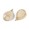 Natural White Jade Dyed Big Pendants KK-F868-30G-02-2