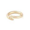Brass Locking Jump Rings KK-S369-01G-04-1