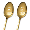 Stainless Steel Spoons Set AJEW-WH0253-012-1