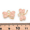 Light Gold Plated Alloy Pendants LS-ENAM-T009-69D-RS-3