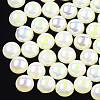 ABS Plastic Imitation Pearl Cabochons OACR-S025-6mm-12-1