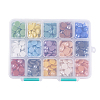 15 Colors Pearlized Plated Handmade Porcelain Cabochons PORC-JP0001-01-A-4
