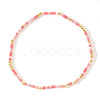 Minimalist Plastic & Brass Beads Stretch Bracelets for Women MY0437-5-1