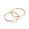 201 Stainless Steel Big Hoop Earrings EJEW-A052-20E-G-2