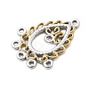 304 Stainless Steel Chandelier Component Links STAS-Q350-09GP-2