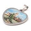 304 Stainless Steel Pendants STAS-H182-11D-P-2
