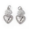 Rack Plating Brass Micro Pave Cubic Zirconia Pendants LS-KK-F848-11P-2