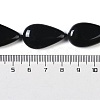 Natural Black Gemstone Beads Strands G-Q164-B01-03-5