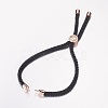 Nylon Twisted Cord Bracelet Making MAK-F019-04RG-1