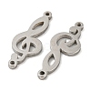 Non-Tarnish 304 Stainless Steel Connector Charms STAS-L022-229P-2