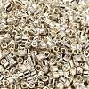 Electroplate Glass Seed Beads SEED-S042-01B-08-3