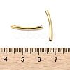 SHEGRACE Brass Curved Tube Beads XGRPCU093-259G-3