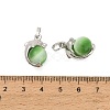 Cat Eye Ball Pendants CE-NH0001-01P-06-3