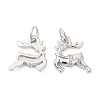 Christmas Rack Plating Brass Pendants KK-D037-02P-1