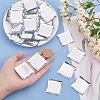 30Pcs Flat Back Acrylic Rhinestone Cabochons OACR-OC0001-17-3