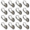 10Pcs Brass Leverback Earring Findings KK-YW0002-21B-1