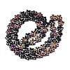 Electroplate Glass Beads Strands EGLA-T028-02P-2