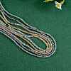 5 strands 5 Colors Electroplate Glass Beads Strands EGLA-SZ0001-16-6