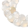Natural White Agate Beads Strands G-K357-B16-01-4