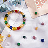 Opaque Solid Color Glass Beads Strands GLAA-FH0001-24-5