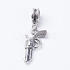 Tibetan Style Alloy European Dangle Charms PALLOY-JF00344-01-1