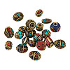 Handmade Tibetan Style Beads TIBEB-TAC0003-01-4