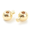 Brass Crimp Beads KK-F826-04G-3