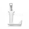Tarnish Resistant 304 Stainless Steel Pendants STAS-F106-95P-L-1