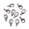 Brass Lobster Claw Clasps KK-903-B-NF-2