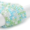 Glass Beads Strands EGLA-A034-M4mm-50-5