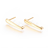 Ion Plating(IP) 304 Stainless Steel Ear Stud Components STAS-I120-18B-G-1