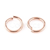 304 Stainless Steel Open Jump Rings STAS-L187-10x1.5mm-RG-1