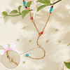 Brass Crimp Beads Covers KK-BC0014-72B-G02-4