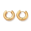 202 Stainless Steel Polishing Hoop Earrings EJEW-M106-02G-01-4