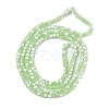 Frosted Crackle Glass Beads Strands GLAA-U001-4mm-M09-3