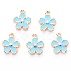 Alloy Enamel Charms X-ENAM-R059-02-RS-1