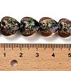 Handmade Dichroic Foil Glass Beads Strands DICH-U001-03B-4